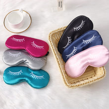 Load image into Gallery viewer, Soft Star Blackout Sleep Eye Mask Home Outdoor Travel Blackout Comfortable Eye Mask Simulation Silk Eye Mask Unisex Blindfold
