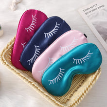 Load image into Gallery viewer, Soft Star Blackout Sleep Eye Mask Home Outdoor Travel Blackout Comfortable Eye Mask Simulation Silk Eye Mask Unisex Blindfold
