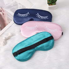 Load image into Gallery viewer, Soft Star Blackout Sleep Eye Mask Home Outdoor Travel Blackout Comfortable Eye Mask Simulation Silk Eye Mask Unisex Blindfold
