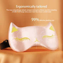 Load image into Gallery viewer, Double-sided Fox Imitation Silk Sleep Mask The Night Women Men Adult Relax Nap Eye Cover Lunch Break Travel Health Blindfolds
