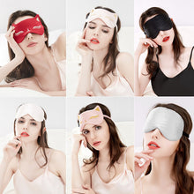Load image into Gallery viewer, Double-sided Fox Imitation Silk Sleep Mask The Night Women Men Adult Relax Nap Eye Cover Lunch Break Travel Health Blindfolds
