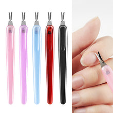 Load image into Gallery viewer, Dead Skin Fork Trimmer Remover Nursing Nail Art Tools for Manicure Cuticle Remover Nails Cuticle Pusher Cut Repair Removal

