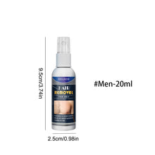 Load image into Gallery viewer, Permanant Hair Removal Spray Hair Growth Inhibitor Armpit Legs Arms Painless Hair Remover Sprays Nourishes Repair Care Man Women
