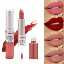 Load image into Gallery viewer, Summer Waterproof Nude Matte Velvet Glossy Lip Gloss Lipstick Lip Balm Sexy Red Lip Tint Sexy Women Fashion Makeup Gift
