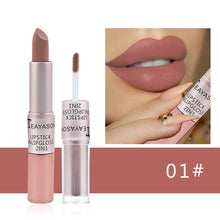 Load image into Gallery viewer, Summer Waterproof Nude Matte Velvet Glossy Lip Gloss Lipstick Lip Balm Sexy Red Lip Tint Sexy Women Fashion Makeup Gift
