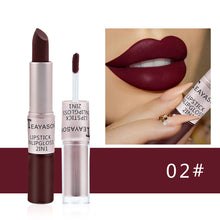 Load image into Gallery viewer, Summer Waterproof Nude Matte Velvet Glossy Lip Gloss Lipstick Lip Balm Sexy Red Lip Tint Sexy Women Fashion Makeup Gift
