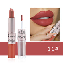 Load image into Gallery viewer, Summer Waterproof Nude Matte Velvet Glossy Lip Gloss Lipstick Lip Balm Sexy Red Lip Tint Sexy Women Fashion Makeup Gift
