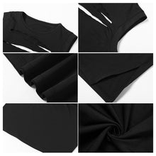 Load image into Gallery viewer, Round Neck Sleeveless Sexy Ripped Dress Backless Sexy Slim Fit Hollowed-out Summer Women's Dress
