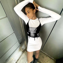Load image into Gallery viewer, Y2k Fashion Solid Color V-neck Slim Hollow Sling Tube Top Women Summer Tight Low Cut Shirt Crop Tops
