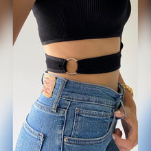 Load image into Gallery viewer, Sleeveless U-neck Solid Color Tight Waist Slim Solid Color Knit Sweater Summer Top Vest
