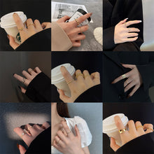 Load image into Gallery viewer, Fashion Personalized Rings Multi-Piece Set Adjustable Rings Stackable Simple Rings Jewelry Accessories for Women
