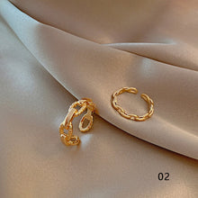 Load image into Gallery viewer, Fashion Personalized Rings Multi-Piece Set Adjustable Rings Stackable Simple Rings Jewelry Accessories for Women
