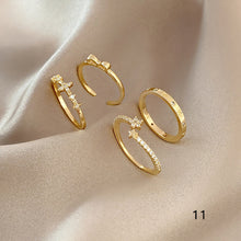 Load image into Gallery viewer, Fashion Personalized Rings Multi-Piece Set Adjustable Rings Stackable Simple Rings Jewelry Accessories for Women
