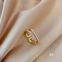 Load image into Gallery viewer, Personalized Niche Rings Adjustable Rings Fashion Simple Rings Jewelry Accessories Gift for Women
