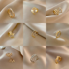 Load image into Gallery viewer, Fashion Design Rings Adjustable Rings Simple Temperament Rings Jewelry Accessories Gift for Women
