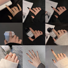 Load image into Gallery viewer, Fashion Design Rings Adjustable Rings Simple Temperament Rings Jewelry Accessories Gift for Women
