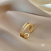 Load image into Gallery viewer, Fashion Design Rings Adjustable Rings Simple Temperament Rings Jewelry Accessories Gift for Women
