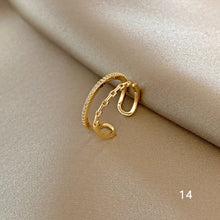 Load image into Gallery viewer, Fashion Design Rings Adjustable Rings Simple Temperament Rings Jewelry Accessories Gift for Women
