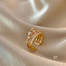Load image into Gallery viewer, Simple Niche Rings Adjustable Rings Fashion Temperament Rings Women Jewelry Accessories Gift
