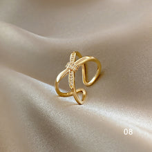 Load image into Gallery viewer, Simple Niche Rings Adjustable Rings Fashion Temperament Rings Women Jewelry Accessories Gift

