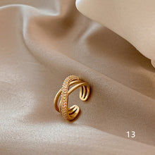 Load image into Gallery viewer, Simple Niche Rings Adjustable Rings Fashion Temperament Rings Women Jewelry Accessories Gift
