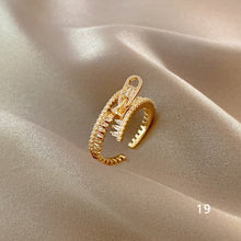 Load image into Gallery viewer, Simple Niche Rings Adjustable Rings Fashion Temperament Rings Women Jewelry Accessories Gift
