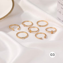 Load image into Gallery viewer, Creative Retro Set Ring Simple Alloy Ring Multi-piece Set Stackable Ring Jewelry Accessories for Women
