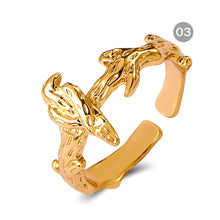Load image into Gallery viewer, Geometric Beach Foot Ring Metal Cutout Knuckle Ring Fashion Simple Foot Ring Jewelry Accessories
