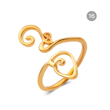 Load image into Gallery viewer, Geometric Beach Foot Ring Metal Cutout Knuckle Ring Fashion Simple Foot Ring Jewelry Accessories
