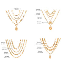 Load image into Gallery viewer, Creative Retro Multi-layer Necklace Personalized Simple Alloy Necklace Women Jewelry Accessories Gift
