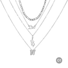 Load image into Gallery viewer, Creative Retro Multi-layer Necklace Personalized Simple Alloy Necklace Women Jewelry Accessories Gift

