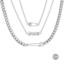 Load image into Gallery viewer, Creative Retro Multi-layer Necklace Personalized Simple Alloy Necklace Women Jewelry Accessories Gift
