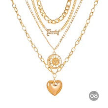 Load image into Gallery viewer, Creative Retro Multi-layer Necklace Personalized Simple Alloy Necklace Women Jewelry Accessories Gift
