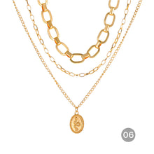 Load image into Gallery viewer, Fashion Personalized Multilayer Necklace Metal Chain Clavicle Chain Stacked Necklace Women Jewelry Accessories
