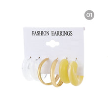Load image into Gallery viewer, Exaggerated Metal Geometric Earrings Butterfly Pearl Earrings Set Fashion Personalized Earrings Women Jewelry Accessories
