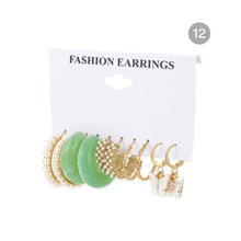 Load image into Gallery viewer, Exaggerated Metal Geometric Earrings Butterfly Pearl Earrings Set Fashion Personalized Earrings Women Jewelry Accessories
