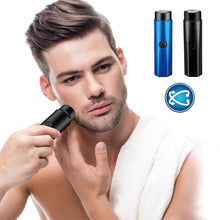 Load image into Gallery viewer, Portable Electric Shaver USB Rechargeable Beard Trimmer Waterproof Durable Beard Shaver Face Care for Men
