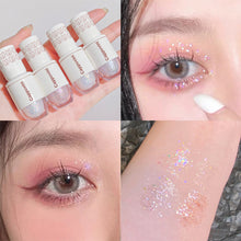 Load image into Gallery viewer, Glitter Liquid Eyeshadow Pearlized Eyeshadow Liquid Eye Makeup Brightening Liquid Eye Makeup Cosmetics

