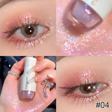 Load image into Gallery viewer, Glitter Liquid Eyeshadow Pearlized Eyeshadow Liquid Eye Makeup Brightening Liquid Eye Makeup Cosmetics
