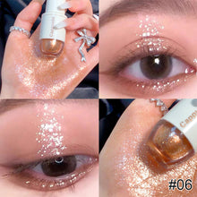 Load image into Gallery viewer, Glitter Liquid Eyeshadow Pearlized Eyeshadow Liquid Eye Makeup Brightening Liquid Eye Makeup Cosmetics
