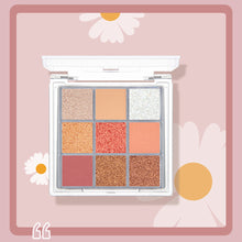 Load image into Gallery viewer, 9 Colors Eyeshadow Palette Portable Matte Pearlescent Eyeshadow Palette Long Lasting Beauty Eye Makeup Cosmetics
