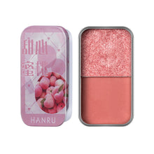 Load image into Gallery viewer, Portable Iron Box Two-color Eyeshadow Palette Matte Pearlescent Eyeshadow Palette Eyes Makeup Cosmetics
