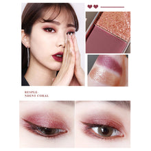 Load image into Gallery viewer, Portable Iron Box Two-color Eyeshadow Palette Matte Pearlescent Eyeshadow Palette Eyes Makeup Cosmetics
