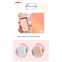 Load image into Gallery viewer, Portable Iron Box Two-color Eyeshadow Palette Matte Pearlescent Eyeshadow Palette Eyes Makeup Cosmetics
