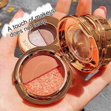 Load image into Gallery viewer, Matte Pearlescent Duo Eyeshadow Palette Long Lasting Waterproof Eyeshadow Palette Beauty Eyes Makeup Cosmetics
