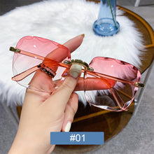 Load image into Gallery viewer, Fashion Frameless Sunglasses Simple Personality UV Protection Sunglasses Women Sunglasses Outdoor Glasses
