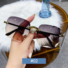 Load image into Gallery viewer, Fashion Frameless Sunglasses Simple Personality UV Protection Sunglasses Women Sunglasses Outdoor Glasses
