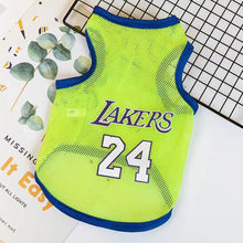 Load image into Gallery viewer, Summer Breathable Pet Mesh Vest Cartoon Print Puppy Dog Clothing Cat T-Shirt Sport Shirt Quick-drying Pet Clothes XS-XXL
