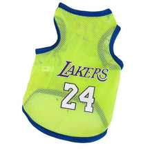 Load image into Gallery viewer, Summer Breathable Pet Mesh Vest Cartoon Print Puppy Dog Clothing Cat T-Shirt Sport Shirt Quick-drying Pet Clothes XS-XL
