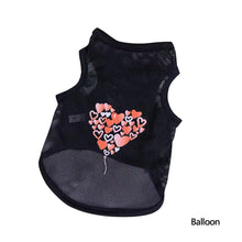 Load image into Gallery viewer, Summer Breathable Pet Mesh Vest Cartoon Print Puppy Dog Clothing Cat T-Shirt Sport Shirt Quick-drying Pet Clothes XS-XL

